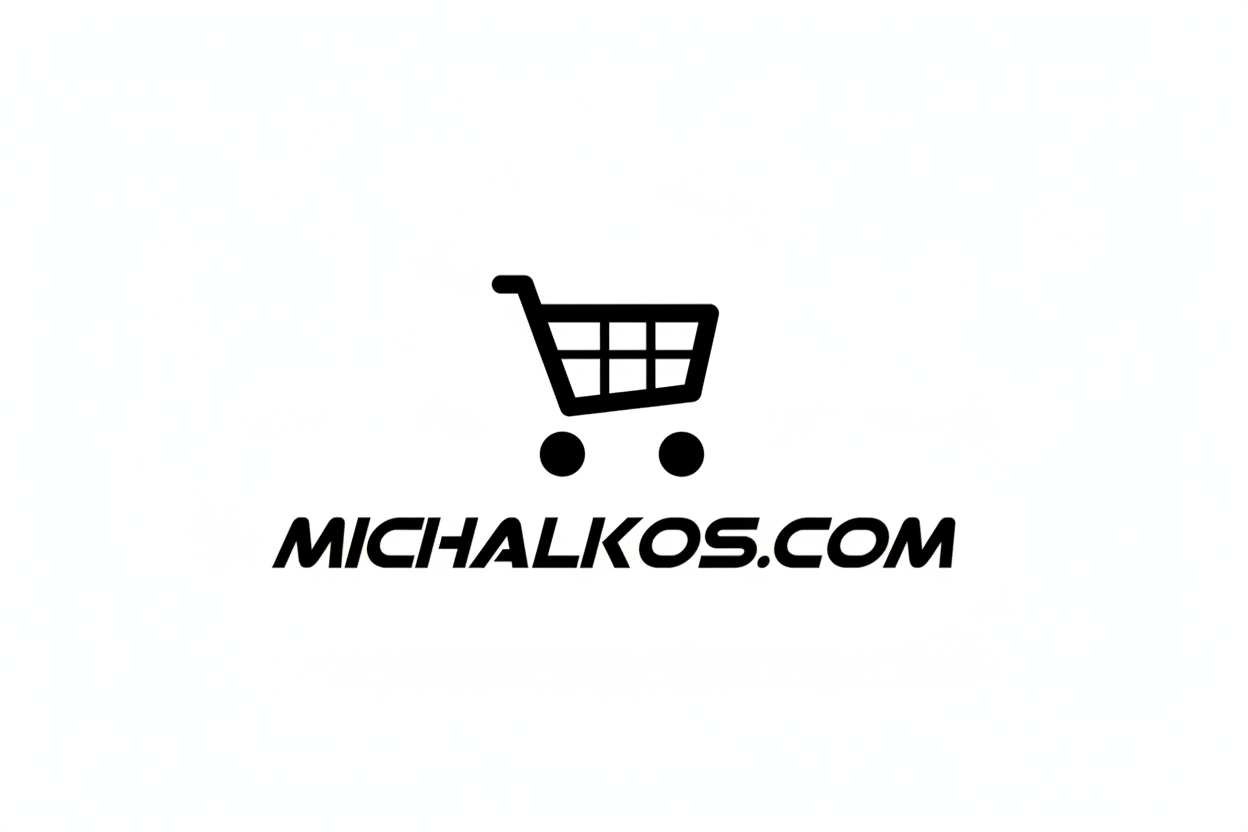 MICHALKOS.COM Logo białe tło